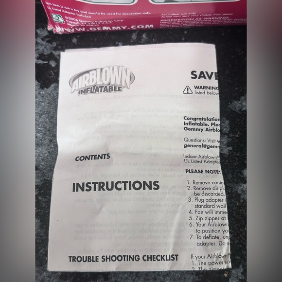 Gemmy Airblown Inflatable Santa 4 Ft Polar Bear 2006 - Picture 4 of 5
